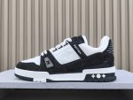 Louis Vuitton Trainer Black Rhinestone Sneakers - Image 7