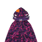 Jacket BAPE Camo Shark Hoodie Purple - Image 3