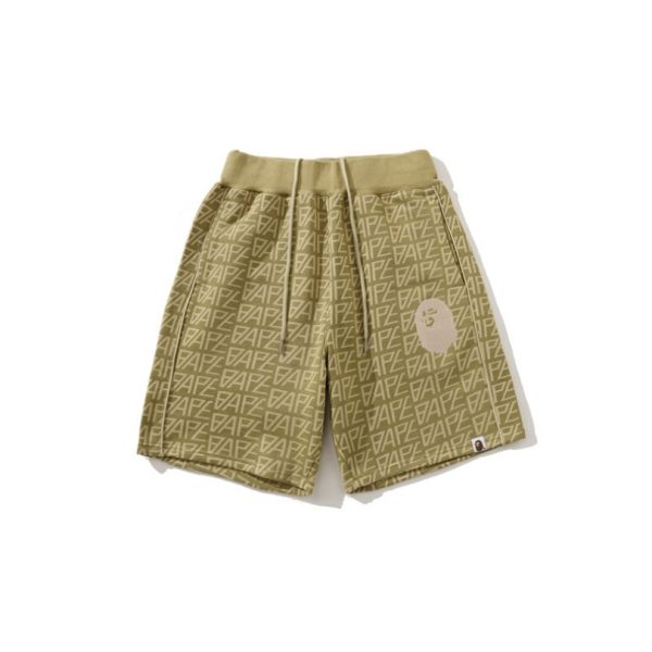 15507.jpg Shorts BAPE All Over Print Khaki BP022 - Image 1