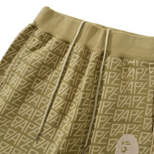 Shorts BAPE All Over Print Khaki BP022 - Image 3