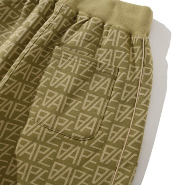 Shorts BAPE All Over Print Khaki BP022 - Image 5
