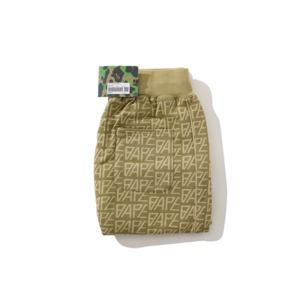 Shorts BAPE All Over Print Khaki BP022 - Image 8