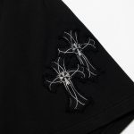 Shorts Chrome Hearts Black Cross Patch CH031 - Image 4
