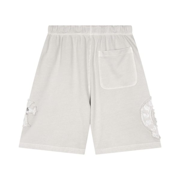 Shorts Chrome Hearts White Cross Patch CH032 - Image 2