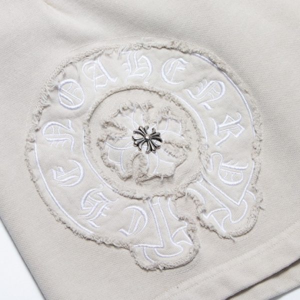 Shorts Chrome Hearts White Cross Patch CH032 - Image 4