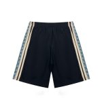 Shorts Gucci GG Stripe Trim Black GC093 - Image 2