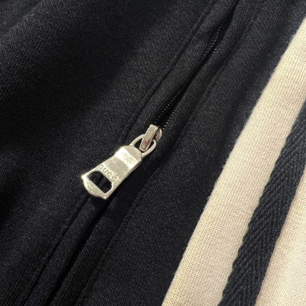 Shorts Gucci GG Stripe Trim Black GC093 - Image 5