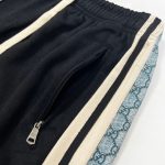 Shorts Gucci GG Stripe Trim Black GC093 - Image 6