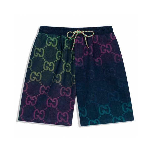 16021.jpg Shorts Gucci Multicolor GG Denim GC092 - Image 1