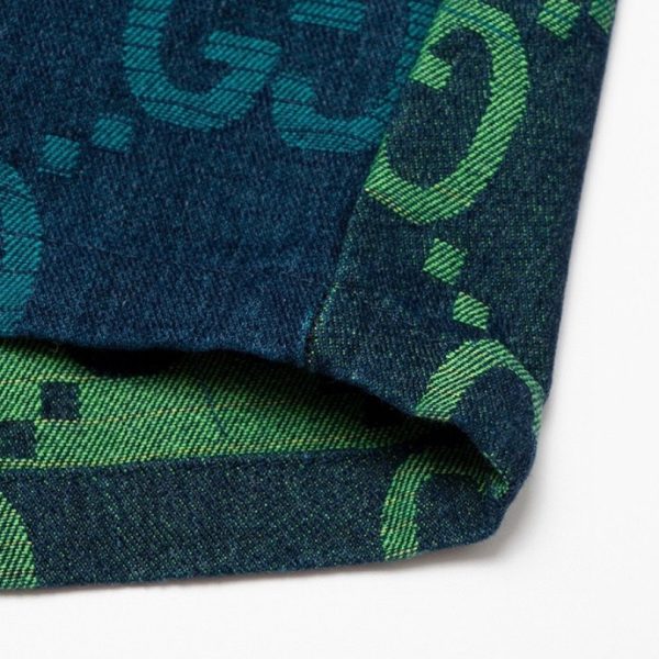 Shorts Gucci Multicolor GG Denim GC092 - Image 6