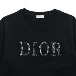 Sweatshirt Dior Black Logo Crewneck DO053 - Image 3