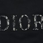 Sweatshirt Dior Black Logo Crewneck DO053 - Image 4