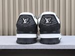 Louis Vuitton Trainer Black Rhinestone Sneakers - Image 8