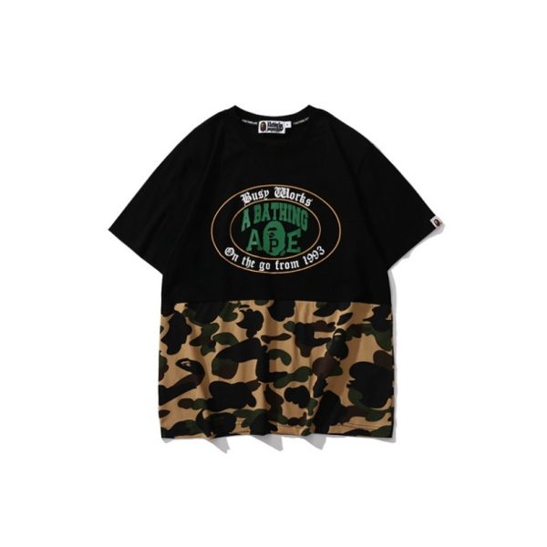 20032.jpg T-shirt BAPE Busy Works Camo Panel BP030 - Image 1