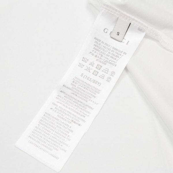 T-shirt Gucci Embossed White GC071 - Image 7