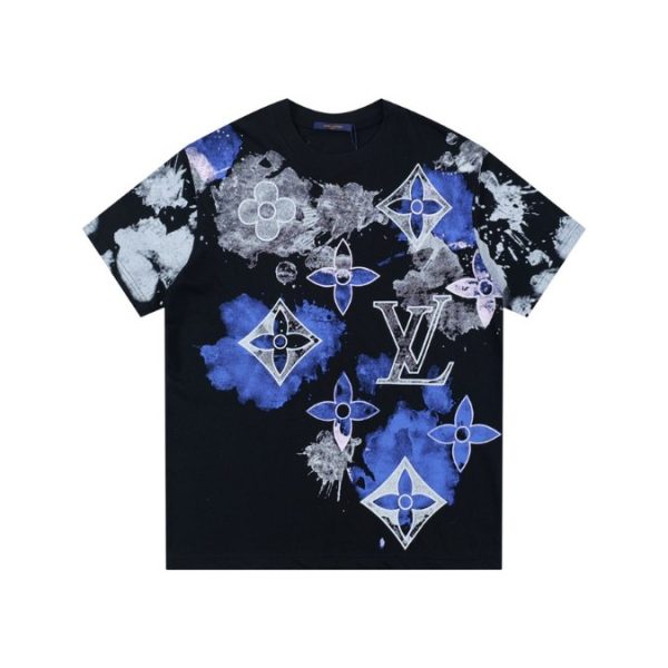 22307.jpg T-shirt Louis Vuitton Black Blue Print - Image 1