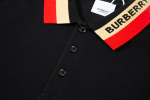 Burberry Striped Collar Polo Shirt BY023 - Image 8