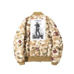 BAPE Green and Camo Bomber Jackets BP034 - Image 6