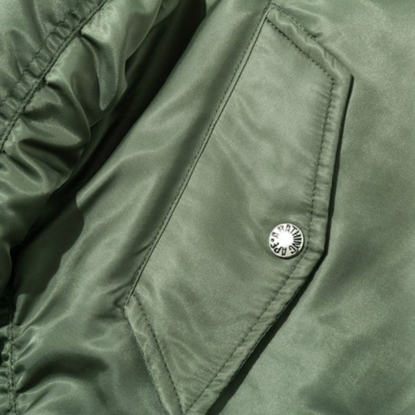 BAPE Green and Camo Bomber Jackets BP034 - Image 13
