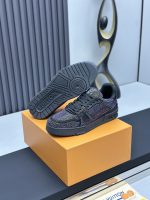 Louis Vuitton Trainer Black Multicolor Rhinestone - Image 8