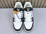 Louis Vuitton Trainer Black Rhinestone Sneakers - Image 9