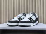 Louis Vuitton Trainer Black Rhinestone Sneakers - Image 10