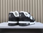 Louis Vuitton Trainer Black Rhinestone Sneakers - Image 11