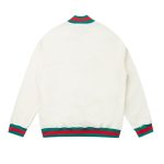 Gucci Jacket Full Zip GG Monogram Track White GC043 - Image 2