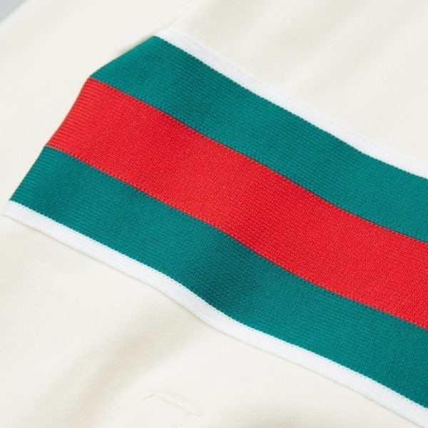 Gucci Jacket Full Zip GG Monogram Track White GC043 - Image 7