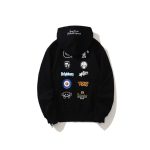 Hoodie BAPE Busy Works Logo Black BP045 - Image 2