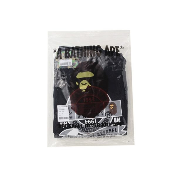 Hoodie BAPE Busy Works Logo Black BP045 - Image 4