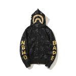 Hoodie BAPE NBHD Shark Full-Zip Black BP071