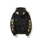 Hoodie BAPE NBHD Shark Full-Zip Black BP071 - Image 4