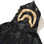 Hoodie BAPE NBHD Shark Full-Zip Black BP071 - Image 5