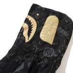 Hoodie BAPE NBHD Shark Full-Zip Black BP071 - Image 8