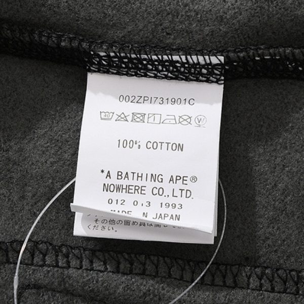 Hoodie BAPE NBHD Shark Full-Zip Black BP071 - Image 13