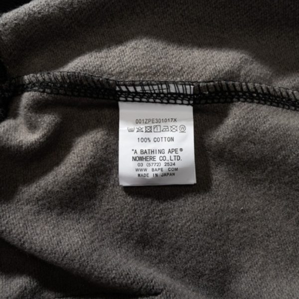 Hoodie BAPE Shark Logo Checkered Black BP046 - Image 10