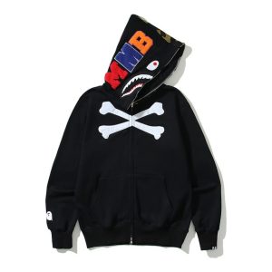 Hoodie BAPE Shark Skull Full-Zip Camo BP078