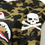Hoodie BAPE Shark Skull Full-Zip Camo BP078 - Image 8