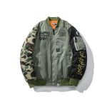 Jacket BAPE x OVO Loose Fit MA-1 Olive Drab - Image 2