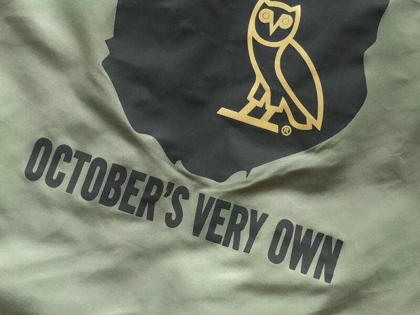 Jacket BAPE x OVO Loose Fit MA-1 Olive Drab - Image 7