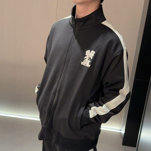 Jacket Louis Vuitton LV Lovers Black LV061 - Image 9