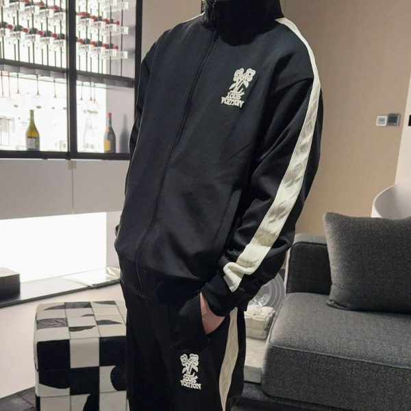 Jacket Louis Vuitton LV Lovers Black LV061 - Image 11