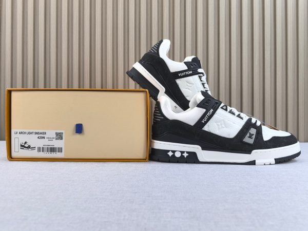 Louis Vuitton Trainer Black Rhinestone Sneakers - Image 13