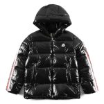 Jacket Puffer Moncler Black Hooded MCL015