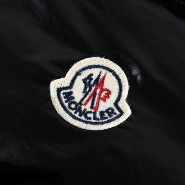 Jacket Puffer Moncler Black Hooded MCL015 - Image 3