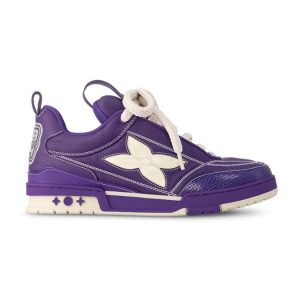 Sneakers Louis Vuitton SKATE Purple Leather Logo