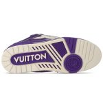 Sneakers Louis Vuitton SKATE Purple Leather Logo - Image 8