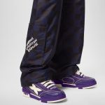 Sneakers Louis Vuitton SKATE Purple Leather Logo - Image 9