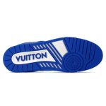 Louis Vuitton Trainer Blue Rhinestone Sneakers - Image 2